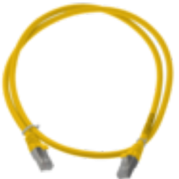 EBC-261647-X001 Cordon S/FTP CAT6A patch LSZH jaune 01M