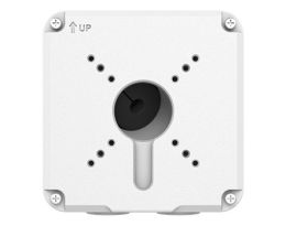 UNV-TR-JB07-D-IN Boite de connexions Pour les caméras Bullet Convient pour une utilisation en extérieur Installation au plafond ou au mur Couleur blanche Passage de câble