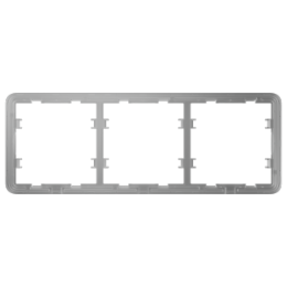 AJA-FRAME-3 Cadre pour deux interrupteurs  AJA-SIDEBUTTON + un AJA-CENTERBUTTON