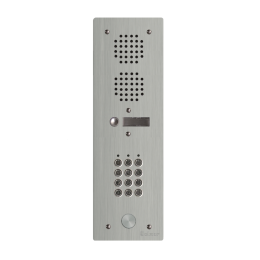 EVI-UHRCL1001 Platine aluminium HAUT-RISQUE audio 1 appels 1 rangée avec clavier