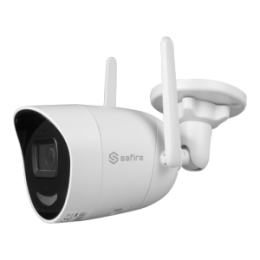 SFI-IPB025HA-2PW Caméra IP 2 Megapixel 1/2.7" Progressive Scan CMOS H.265+/H.265/H.264+/H.264 Objectif 2.8 mm Micro et haut-parleur intégré Wi-Fi IEEE802.11 b/g/n