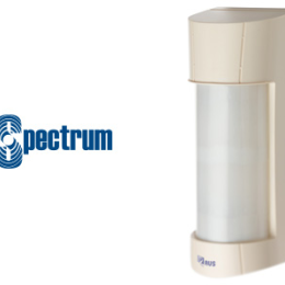 AVS-SPECTRUM-DT-AM Detecteur double technologie IR + hyper exterieur avec antimasque 12 metres 100°