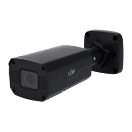 UNV-IPC2325SB-DZK-I0-BLAC Caméra bullet IP Noir 5MP prime  Capteur 1/2,7" CMOS Starlight 0,002 Lux  Résolution Max 2592x1944px  Objectif 2.7~13,5mm motorisé  Infrarouge Max 50 mètres  H.265/H264/MJPEG  WDR 120dB  Noir  IP67  Alarme  -40/+70°  POE ou DC12V 