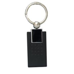 KSI-TAG Mini-tag de poche noir avec porte-clés.