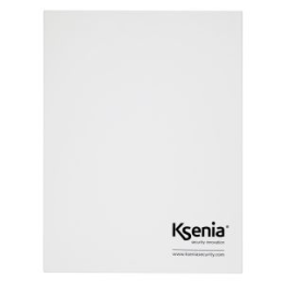 KSI-BM7/50W Boîtier métallique blanc Ksenia 325×440×90mm avec serrure latérale, équipé de porte-fusible et fusible 2A et alimentation de 15Vdc - 50W déjà cablés, grand espace disponible, idéal pour centrale lares 4.0 et station dalimentation