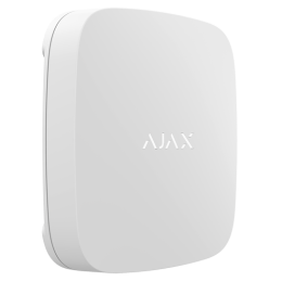 AJA-LEAKSPROTECT-W Ajax - Détecteur d'inondation - Bidirectionnel - Sans fil 868 MHz Jeweller - Antenne interne espace libre 1000 m - Alimentation 2 piles AAA (durée estimée 5 ans) - Utilisation intérieure - IP65 - Couleur blanche