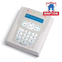 AVS-A500-WS4 Clavier A500 Radio - Option Répeteur Radio quand il est alimenté en 12V - Compatible RAPTOR