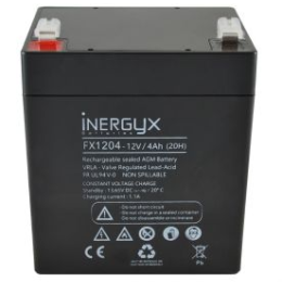 BAT-BAT12V4V0 Batterie rechargeable vrla 12v / 4 ah -bac fr ul94 v-0 - 90 x 70 x 101/106 mm