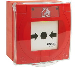 ESR-804963.F0 Déclencheur manuel adressable IQ8MCP IP 66 avec membrane,  socle, couvercle de protection sans Presse étoupe