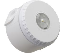 ESR-80451F Dispositif visuel alarme feu flash rouge base haute montage au plafond IQ8L-C couverture C-3-7,5
