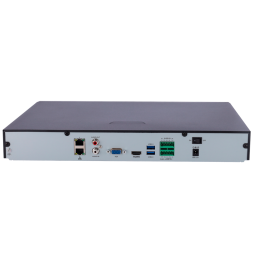 UNV-NVR502-16B-P16 Enregistreur NVR pour caméra IP Gamme Prime 16 CH vidéo / 16 ports PoE Résolution maximale 8Mpx Bande passante 320 Mbps Supporte 2 disques durs
