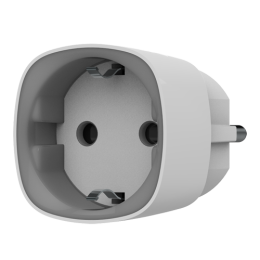 AJA-SOCKET-W Prise intelligente avec contrôle à distanceSans fil 868 MHz JewellerAntenne interne portée 1000 m230 VAC 50 Hz / Jusqu'à 2.5 kW (11 A)Compteur de consommation couleur blanche