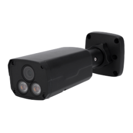 UNV-IPC2225SE-DF40K-WL-BL Caméra IP 5 Megapixel - Gamme Prime Noir- 1/2.7" Progressive Scan CMOS - Objectif 4.0 mm - LED à lumière blanche - Portée 30 m ColorHunter - Interface WEB, CMS, Smartphone et NVR