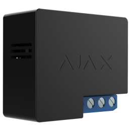 AJA-RELAY Ajax - Relais de contrôle à distance contact sec - Bidirectionnel - Sans fil 868 MHz Jeweller - Capacité espace libre 1000 m - Alimentation d'entrée 7~24 V DC - Puissance maximale jusqu'à 3 kW -