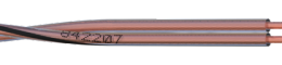 EBC-842207-P1 CABLE Sono HP 2x0.75mm2 SG TRANSP