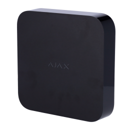 AJA-NVR108-B Enregistreur Vidéo 8 canaux, compression H.265/H.264, résolution jusqu'à 4K (25/30 FPS), bande passante 100 Mbps, emplacement pour 1 disque dur jusqu'à 16 To