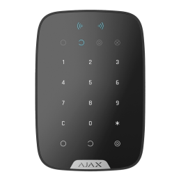 AJA-KEYPADPLUS-B Clavier tactile sans fil AJAX KeyPad Plus avec lecteur de badge