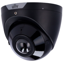 UNV-IPC3605SB-ADF16-10-BL Caméra IP 5 Megapixel Noir- Gamme Prime - Objectif 1.6 mm / Grand angle intelligent - IR LEDs portée 20 m | Audio et alarmes - Algorithme IA | évite les fausses alarmes - Interface WEB, CMS, Smartphone et NVR