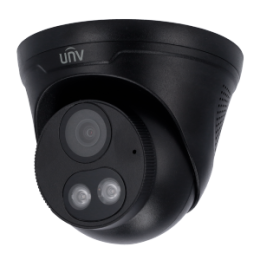 UNV-IPC3614LE-ADF28KC-WL- Caméra IP 4 Mégapixel - Gamme Easy - 1/2.8" Progressive Scan CMOS - Objectif 2.8 mm - Portée IR 30 m Portée lumière blanche 30 m ColorHunter - Interface WEB, CMS, Smartphone et NVR Noir