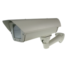 VDO-HS350W Caisson protectrice - Alliage d'aluminium - Résistant à l'eau - Ventilation et chauffage DC 12 V - Support inclus - Qualité maximale et protection