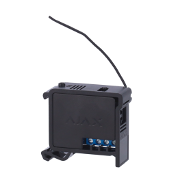 AJA-DINHOLDER support rails DIN Compatible avec AJA-RELAY et AJA-WALLSWITCH couleur noire