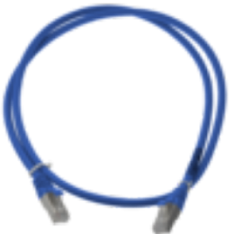 EBC-261646-X001 Cordon S/FTP CAT6A patch LSZH bleu 01M