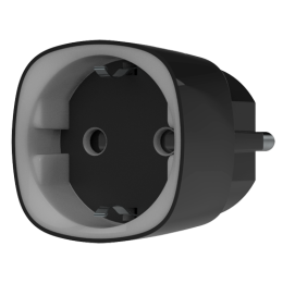 AJA-SOCKET-B Prise intelligente avec contrôle à distanceSans fil 868 MHz JewellerAntenne interne portée 1000 m230 VAC 50 Hz / Jusqu'à 2.5 kW (11 A)Compteur de consommation Couleur noir