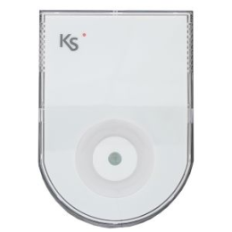 KSI-RADIUS Sirène sonore/lumineux intérieur radius pour BUS-KS avec détecteur de température et fonction d'éclairage de secours à LED à faible consommation, personnalisable dans les 4 couleurs Ksenia.