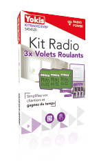 YOK-KITRADIO3VRP Kit centralisation 3 volets roulants radio Power