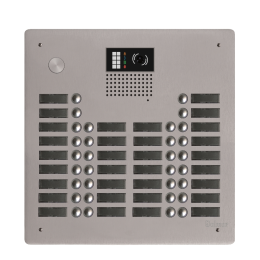 EVI-GTV62/432 Platine aluminium HAUT-RISQUE audio/vidéo  (GB2)  32 boutons 4 rangées