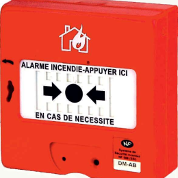 FIN-BBGAD211 Boitier Bris de Glace adressable  avec isolateur de court circuit , 12v Certifié CE DPC