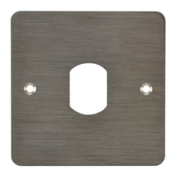 IZX-SSP225VGK/T25 Plaque acier inoxydable 80 x 80 mm avec percage tête vigik / t25