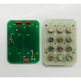 EVI-UXKTM/I Clavier 12 touches avec carte interface défilement et joint d'étanchéité  pour platine à défilement