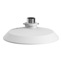 Adaptateur pour caméra dome IPC8645EA-ADZKM-I1 - Fabriqué en aluminium - Dimensions: Ø 318 x 116mm (Ø12.5? x 4.6?)