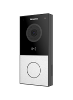 Interphone video ultra compact SIP avec 1 bouton (Video & Lecteur de carte), Caméra 2MP grand angle 123°. Bluetooth + WIFI +carte SD. Saillie uniquement