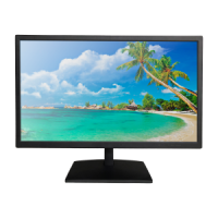 Moniteur SAFIRE LED 22" 4N1 Conçu pour la vidéosurveillance HDMI, 2 BNC + sortie looping Résolution 1920x1080 Filtre de réduction de bruit Faible consommation