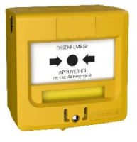 Déclencheur Manuel JAUNE simple contact NEUTRONIC Gamme 57XX