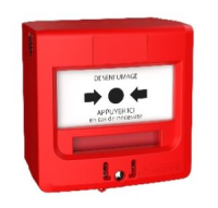 Déclencheur Manuel ROUGE desenfumage simple contact  NEUTRONIC Gamme 57XX