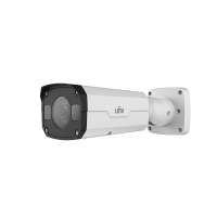 Caméra bullet IP  Blanche 5MP prime  Capteur 1/2,7" CMOS Starlight 0,002 Lux  Résolution Max 2592x1944px  Objectif 2.7~13,5mm motorisé  Infrarouge Max 50 mètres  H.265/H264/MJPEG  WDR 120dB  Blanche  IP67  Alarme  -40/+70°  POE ou
